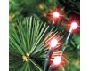 Karácsonyfa fényfüzér 40 db ledégővel piros